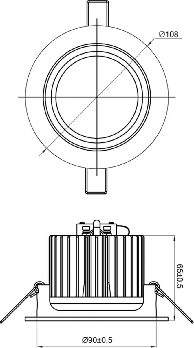 Встраиваемый светильник Deko-Light COB 95 CCT 565194