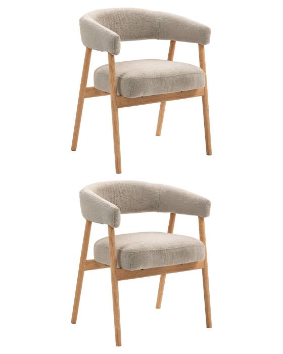 Комплект стульев Stool Group DM4729-1 OTE-Q-120 FLAXEN X2