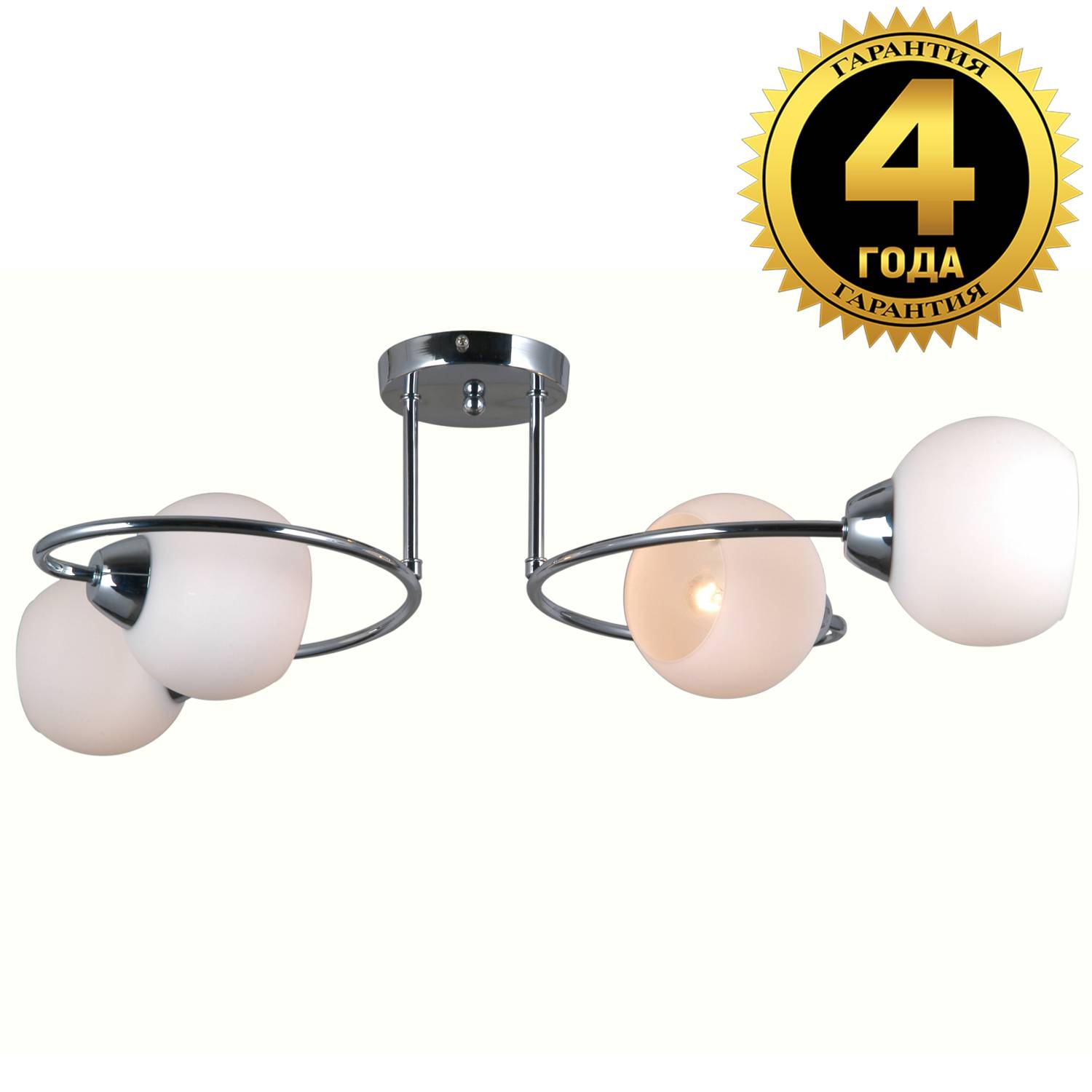 Потолочная люстра Natali Kovaltseva 81401 81401/4C CHROME