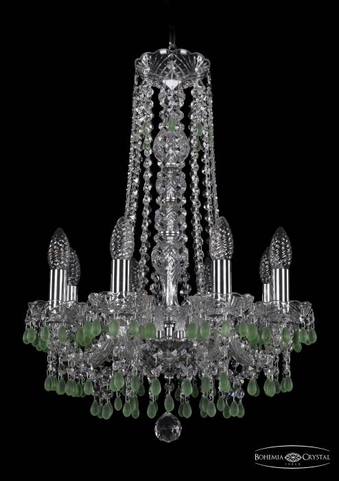 Подвесная хрустальная люстра 1410 Bohemia 1410/8/141/h-60 Ni V5001