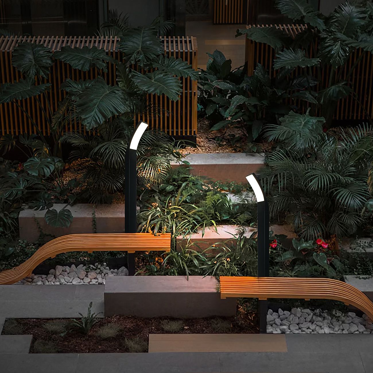 Уличный наземный светильник Escada Dravite 30002G/02LED