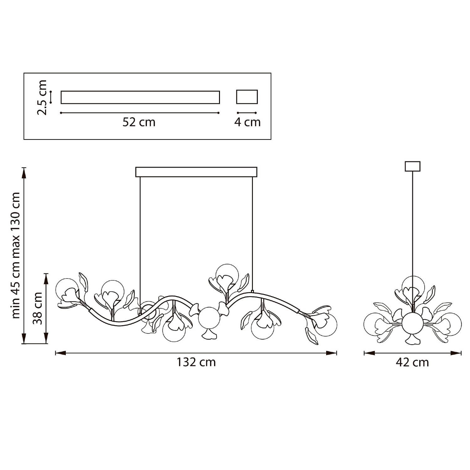 Подвесная люстра Lightstar Ceramo Bw 799087