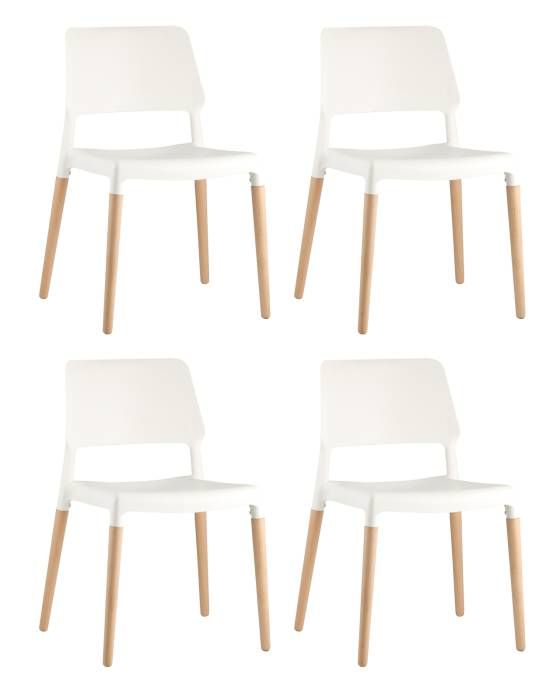 Комплект стульев Stool Group Bistro 8086 WHITE X4