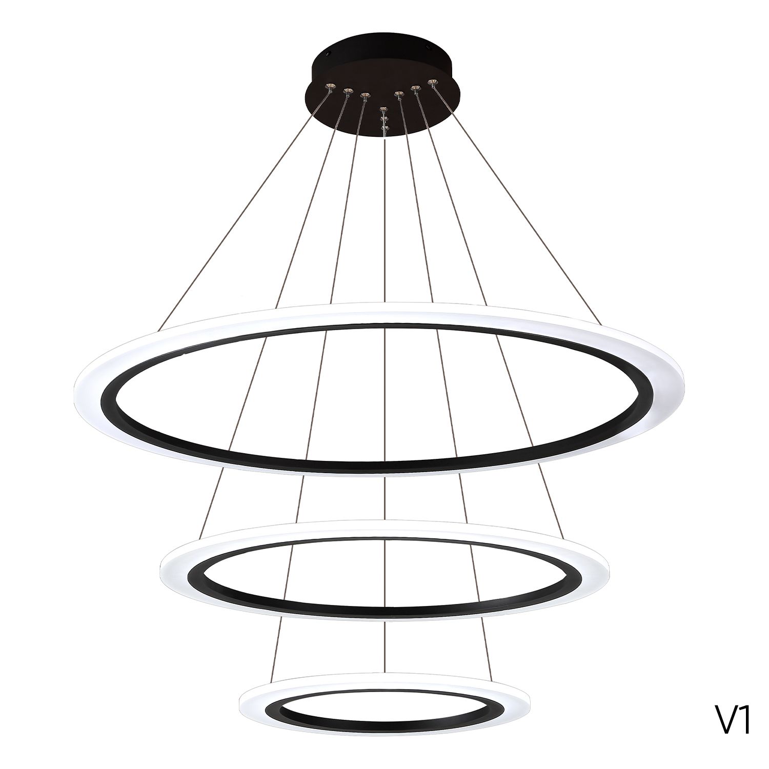 Подвесная люстра Crystal Lux Manzana MANZANA SP67W LED BLACK