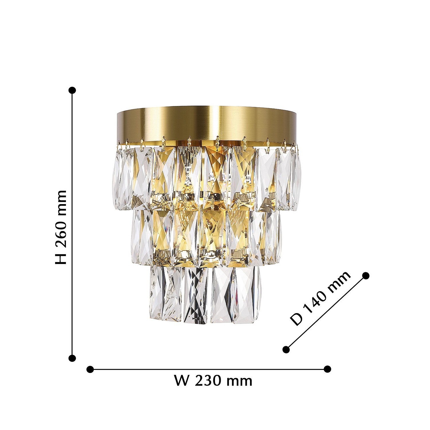 Настенное бра Favourite Magnitudo 2206-2W Настенное бра Favourite Magnitudo 2206-2W
