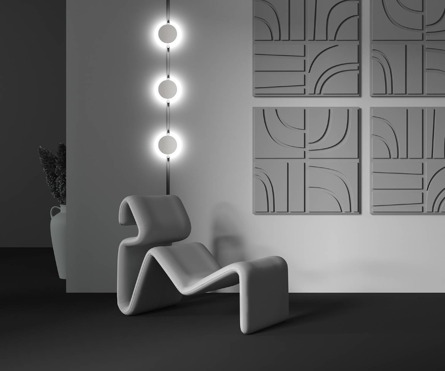 Трековый светильник Maytoni Relax Exility TR107-4-5W-DS-W Трековый светильник Maytoni Relax Exility TR107-4-5W-DS-W