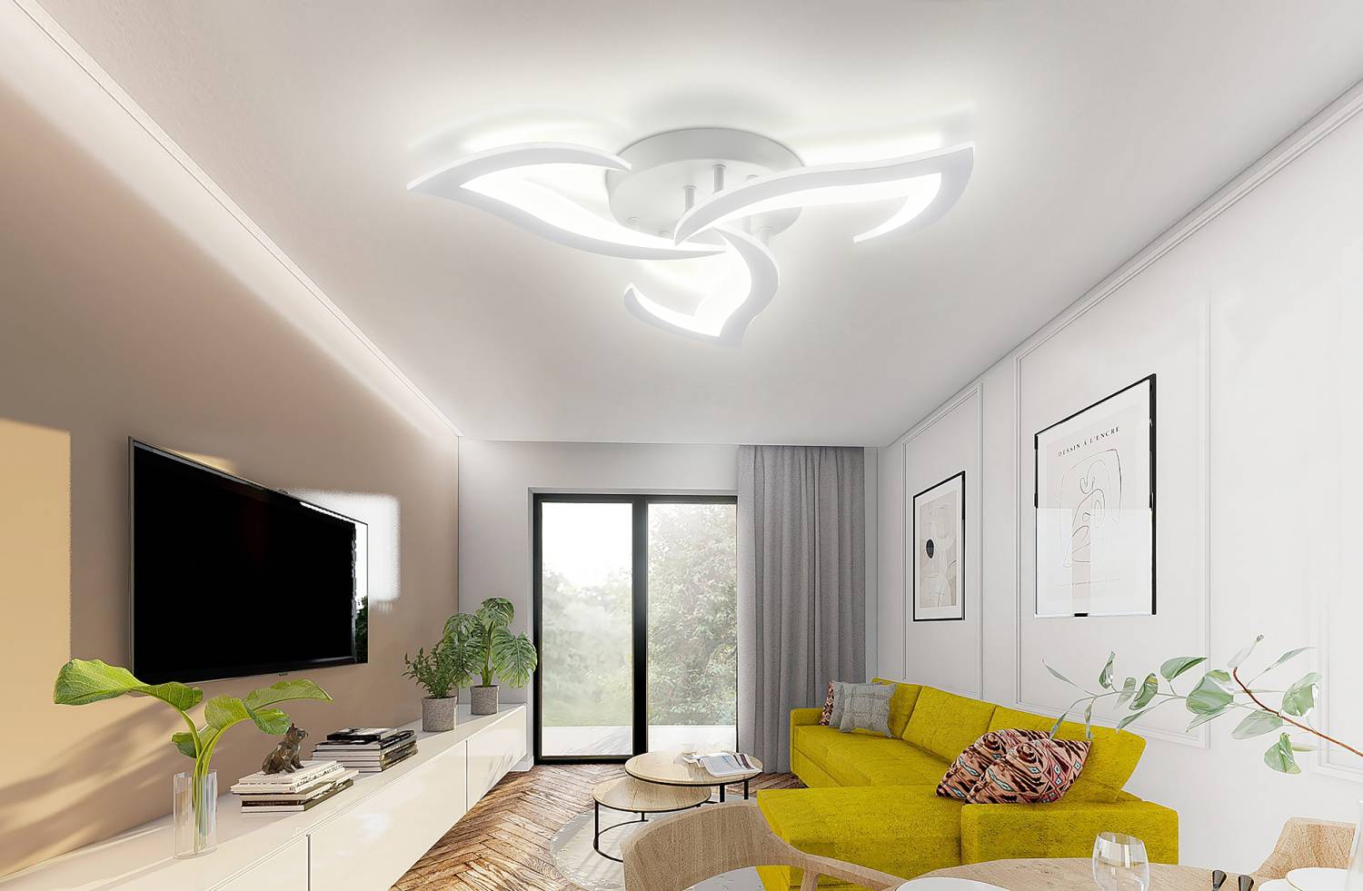 Потолочная люстра Natali Kovaltseva SIMPLY LIGHT LED LAMPS 81401