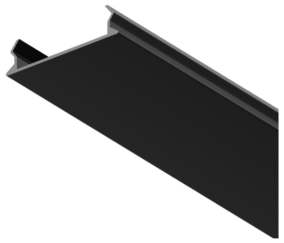 Декоративная вставка-экран для накладных шинопроводов-1м, чёрный Hesby Lighting ElDeko HSBL_0199