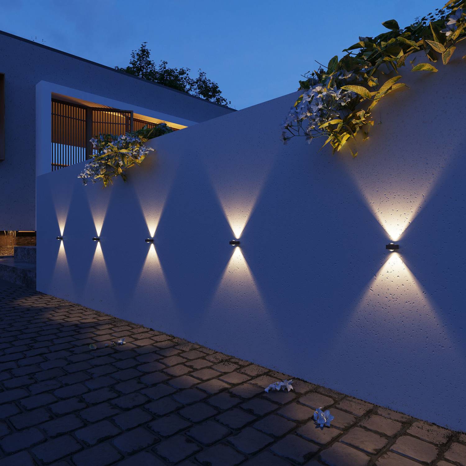 Уличный настенный светильник Elektrostandard Lenses Lenses (35191/W) черный