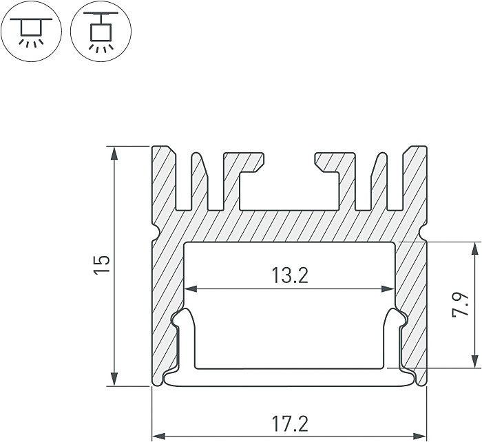 Профиль Arlight Arh-Line 046076