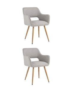 Комплект стульев Stool Group Кромвель CROMWELL II GREY X2