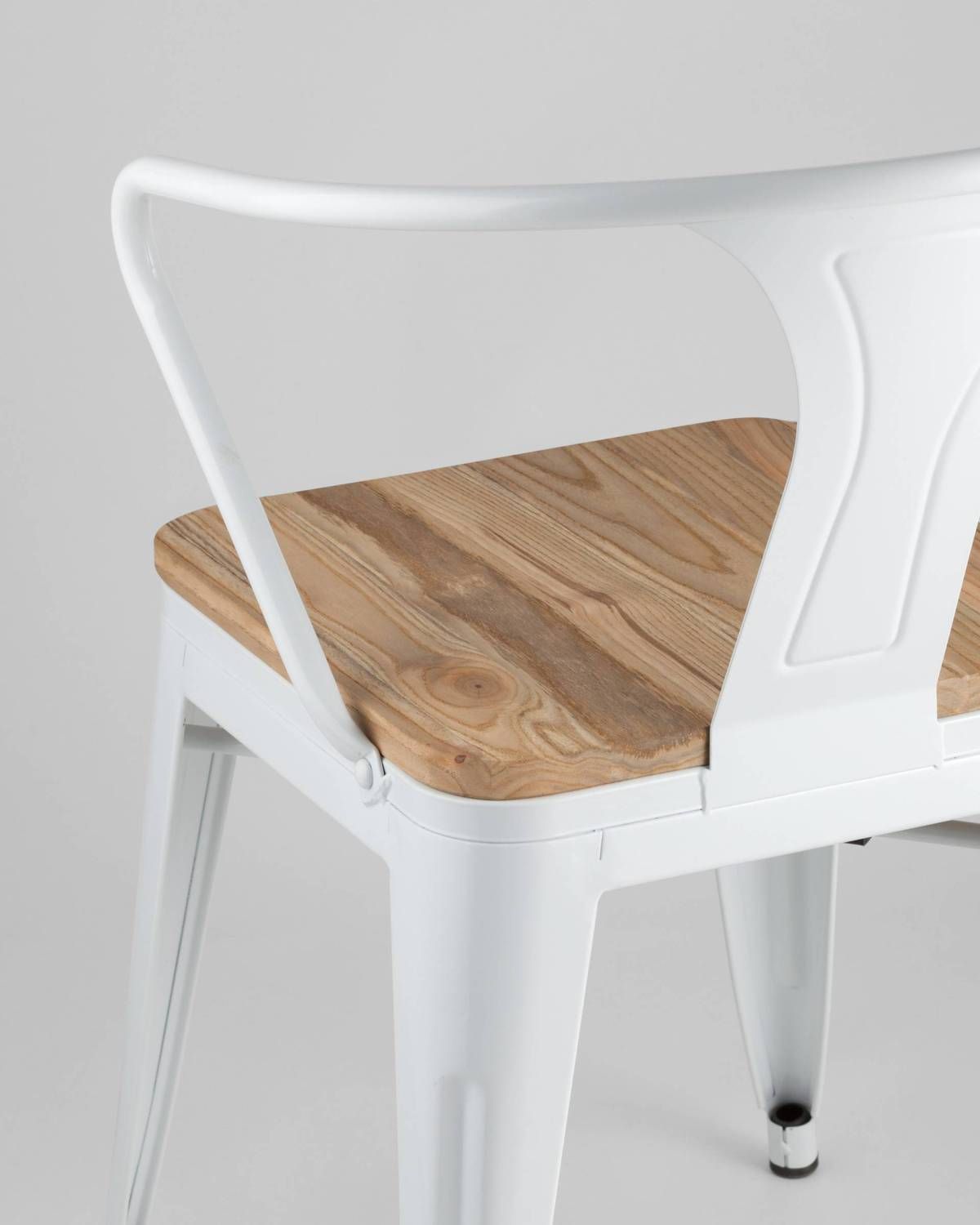 Обеденный стул Stool Group Tolix Arm Wood YD-H440AR-W LG-02