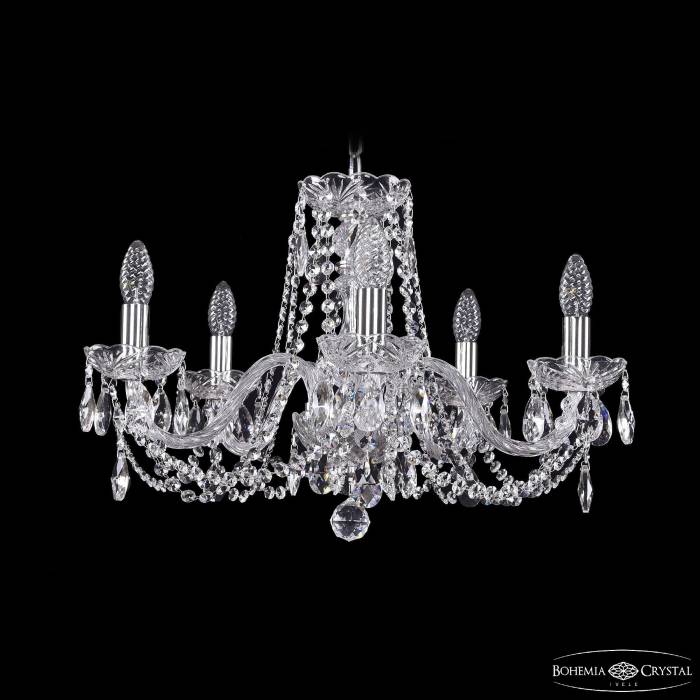 Подвесная хрустальная люстра 1402 Bohemia 1402/5/195 Ni