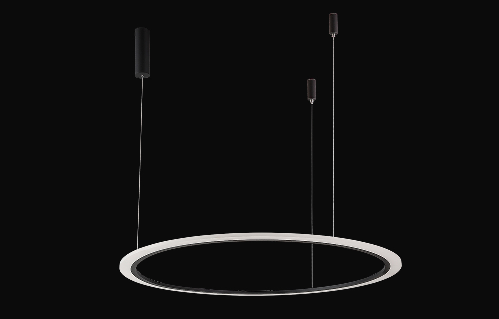 Подвесная люстра Crystal Lux MANZANA MANZANA SP40W LED D1000 BLACK