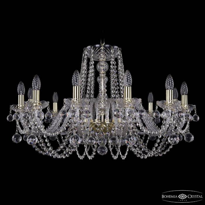 Подвесная хрустальная люстра 1402 Bohemia 1402/12/300 G Balls