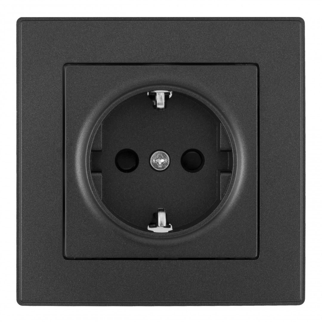 Розетка Arte Milano Set06-1 SET06-1-40-1 black