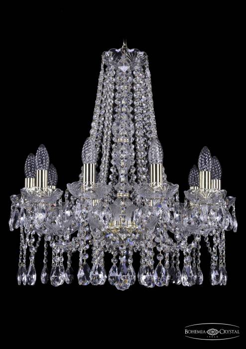 Подвесная хрустальная люстра 1413 Bohemia 1413/10/200/h-60 G