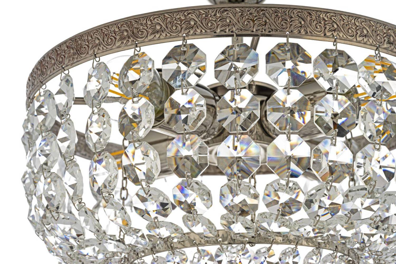 Потолочная хрустальная люстра Arti Lampadari Favola Favola E 1.3.30.501 N