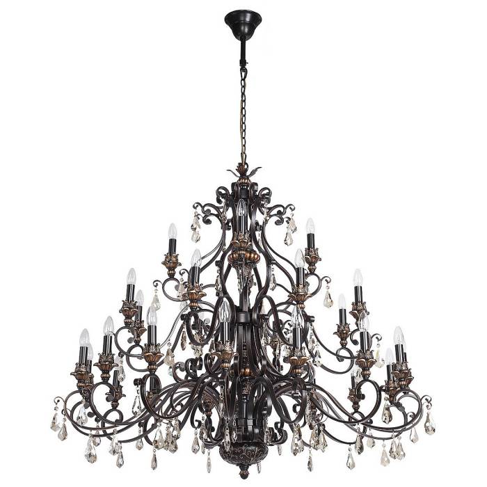 Подвесная хрустальная люстра Версаче Chiaro 254018828