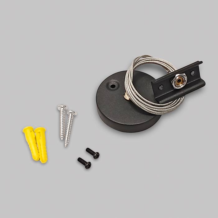 Подвес для накладного шинопровода трековой системы SMART LINE, Черный IL.0050.1006-BK