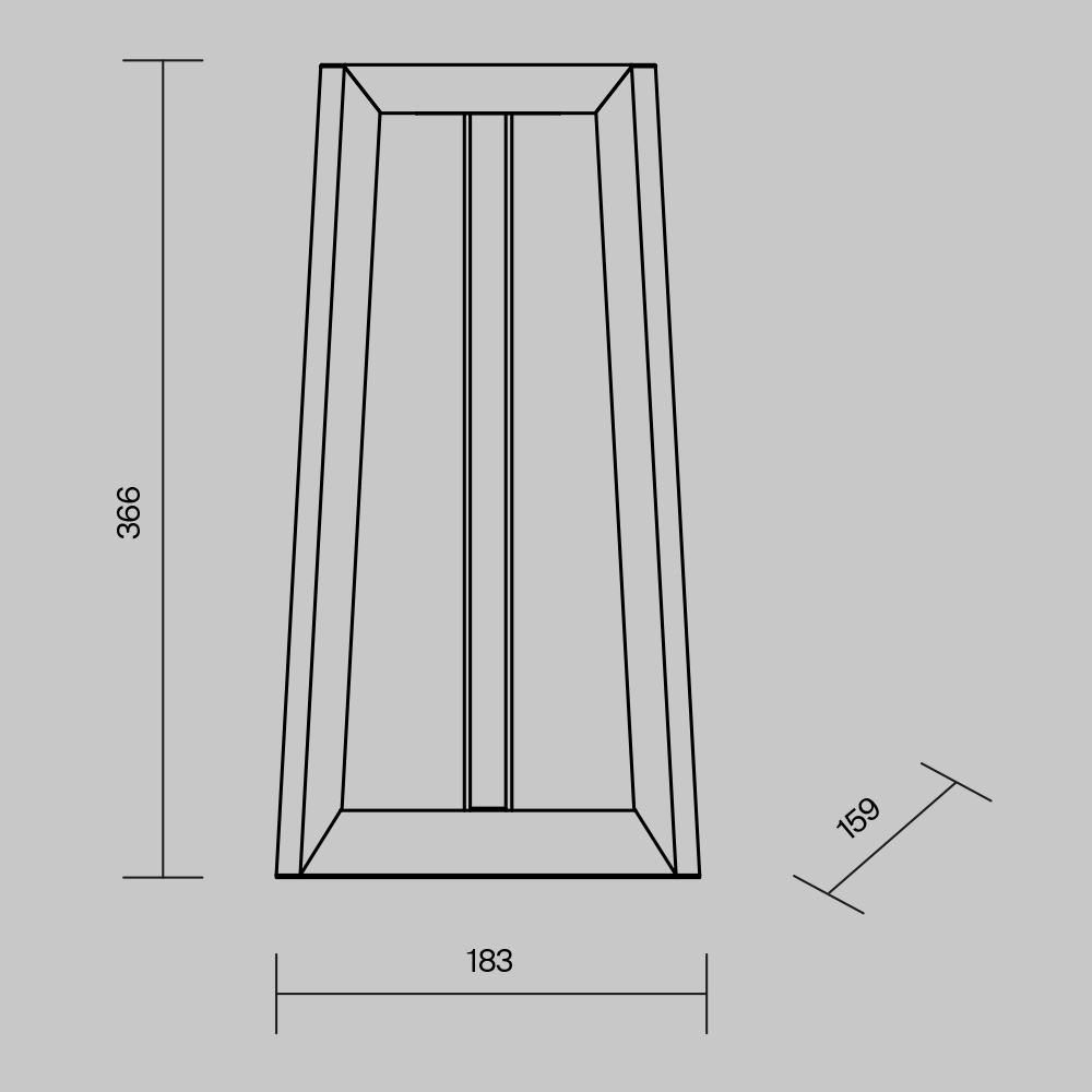 Уличный наземный светильник Maytoni Luft O466FL-L12B3K