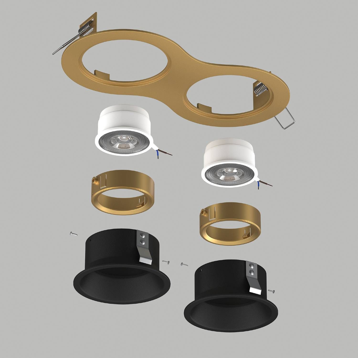 Комплект со светильником Lightstar Domino D6230707GMOD