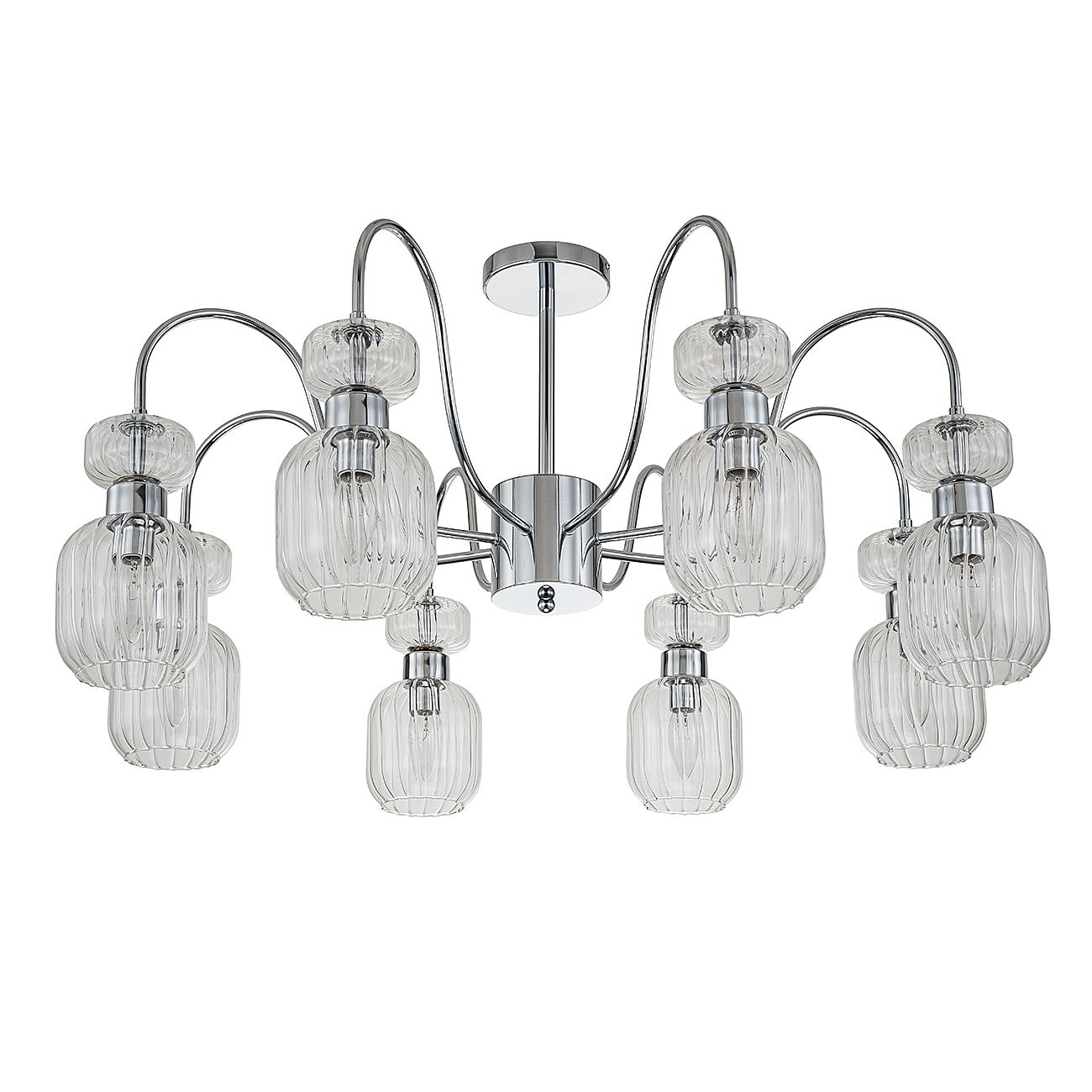 Потолочная люстра Escada Gloss 1141/8PL Chrome/Clear Потолочная люстра Escada Gloss 1141/8PL Chrome/Clear