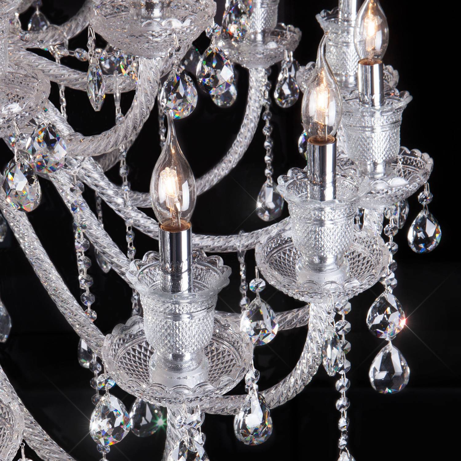 Подвесная хрустальная люстра Gabrielle Bogates 336 Strotskis