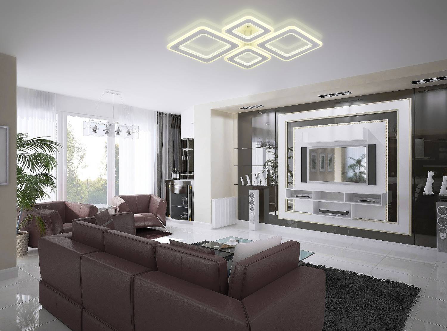 Потолочная люстра Natali Kovaltseva Mujus LED LAMPS 81190