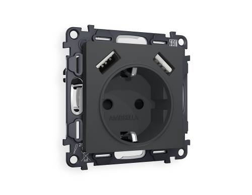 Розетка Ambrella Volt ALFA MA909010