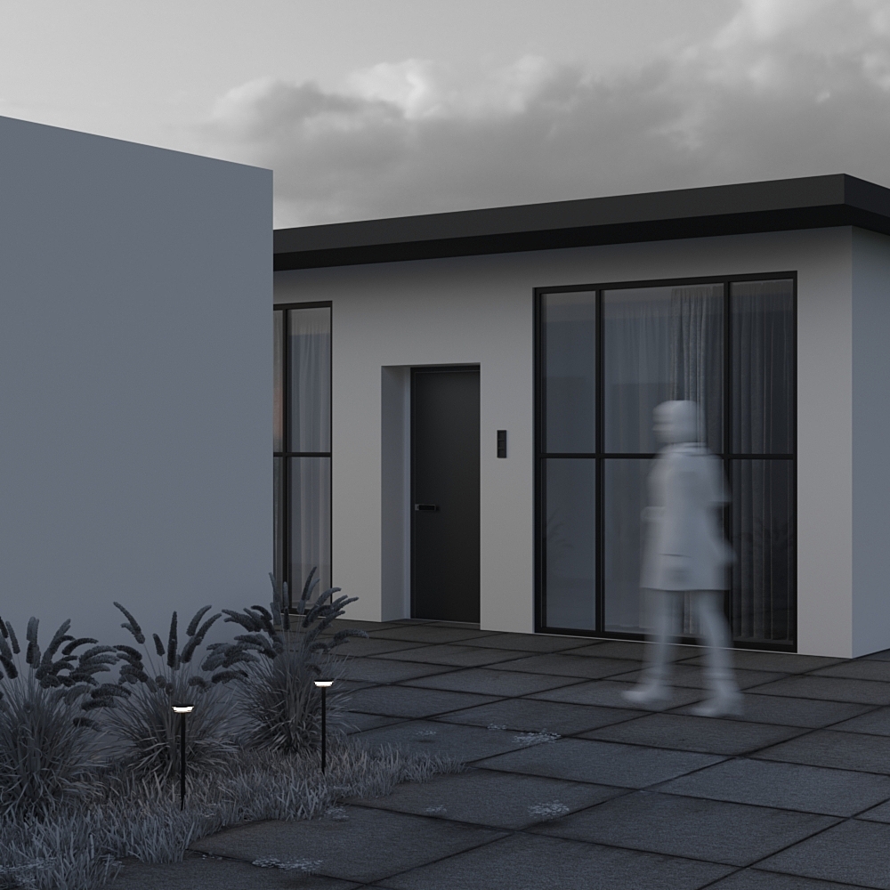 Уличный наземный светильник Maytoni Stake O503FL-L4B3K1