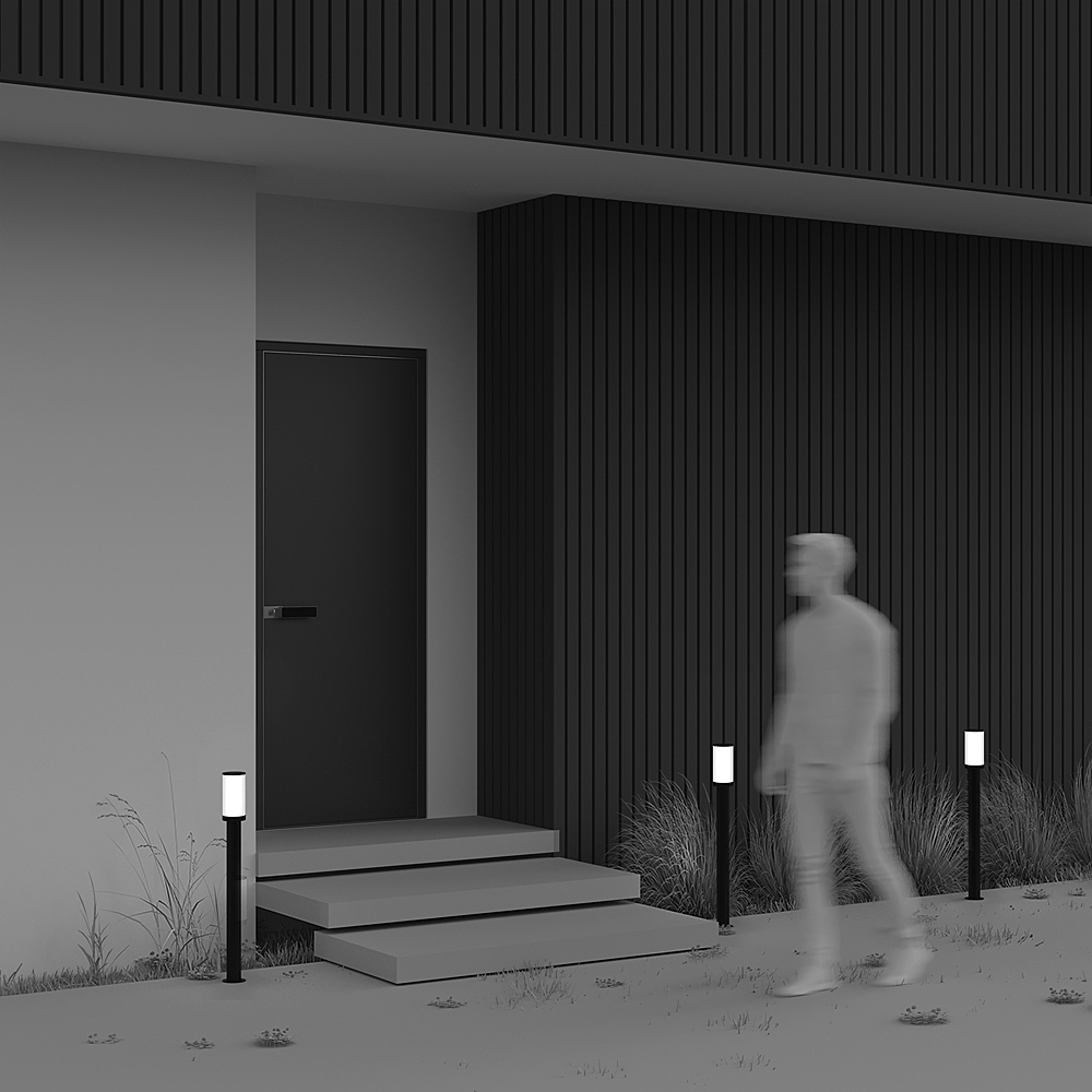 Уличный наземный светильник Maytoni Rib O502FL-01B1