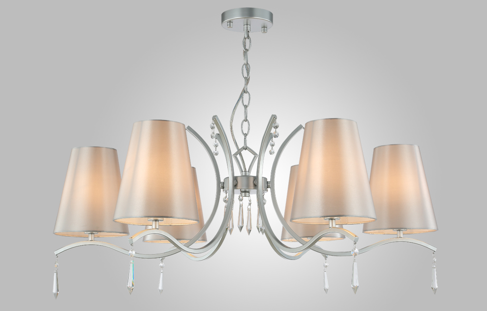 Подвесная люстра Crystal Lux Renata RENATA SP6 SILVER