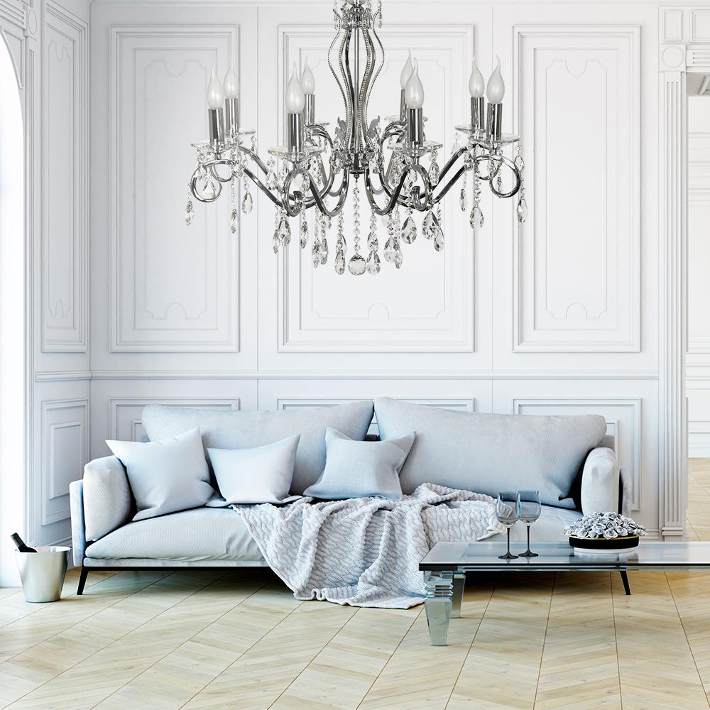 Подвесная хрустальная люстра Vesuvio Arti Lampadari Vesuvio E 1.1.8.601 N