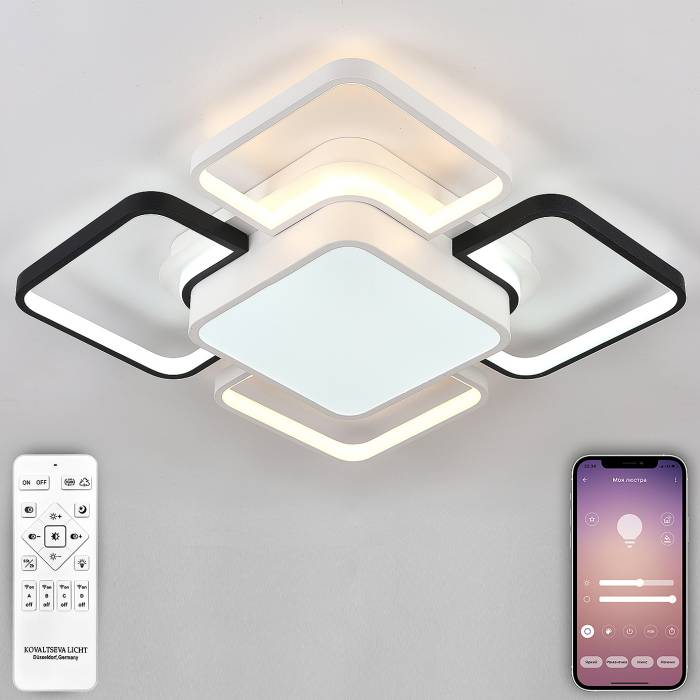 Потолочная светодиодная люстра LED Natali Kovaltseva 81038/8C