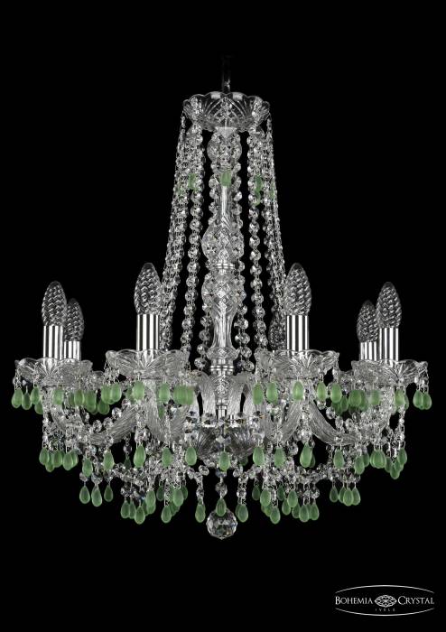Подвесная хрустальная люстра 1410 Bohemia 1410/8/195/h-60 Ni V5001