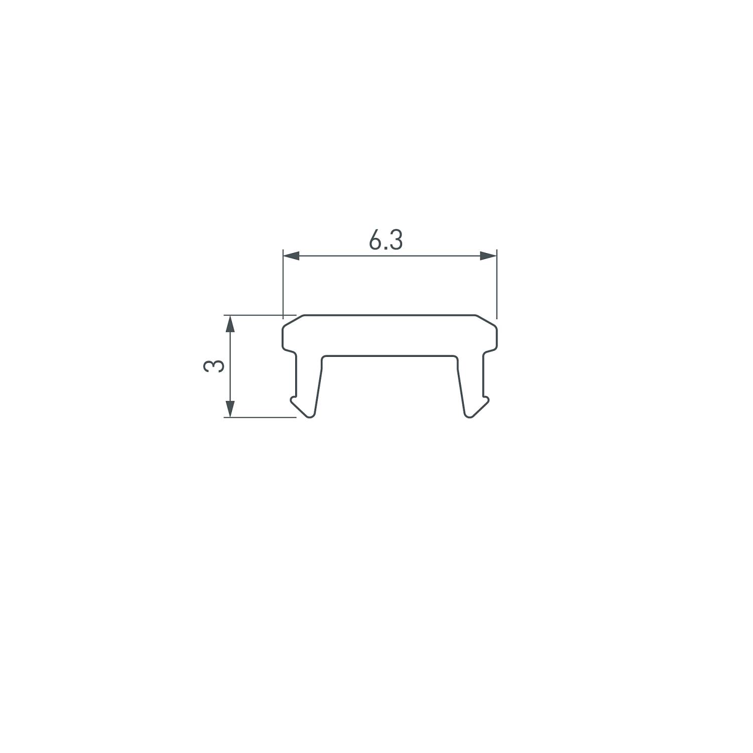 Экран для профиля Arlight Sl-Mini 043689