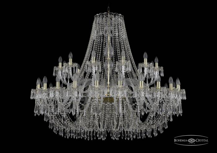 Подвесная хрустальная люстра 1403 Bohemia 1403/24+12/530 G