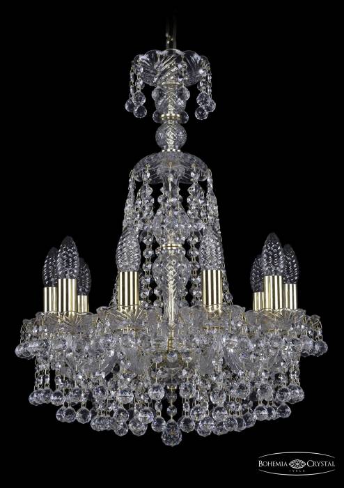Подвесная хрустальная люстра 1409 Bohemia 1409/10/141/XL-59 G