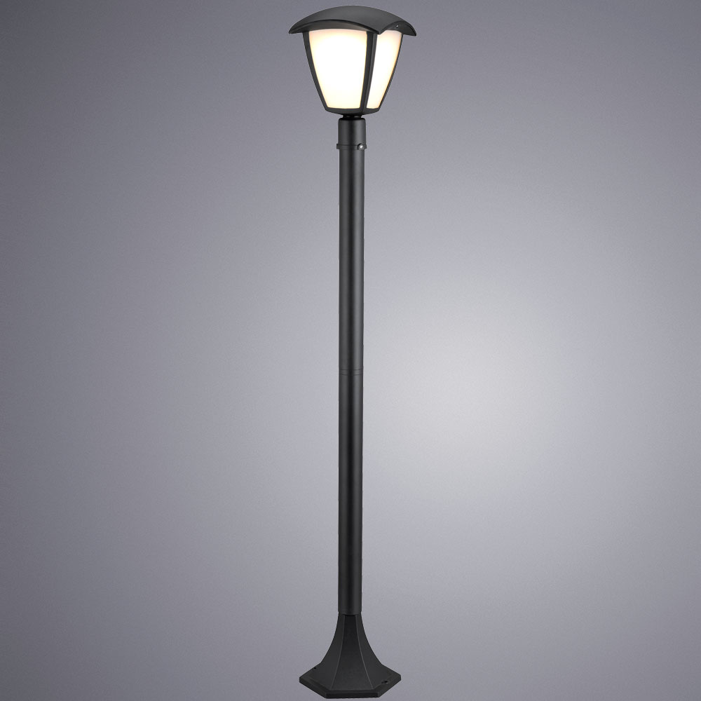 Столб фонарный уличный Arte Lamp Savanna A2209PA-1BK