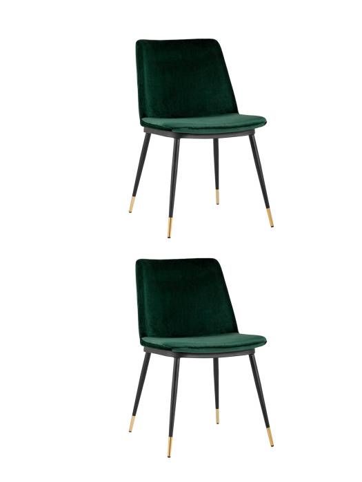 Комплект стульев Stool Group Мелисса FDC8028 GREEN FUT-73 X2