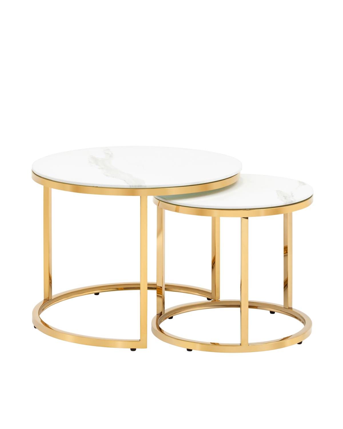 Журнальный стол Stool Group Селена EET-131-2S-TG white