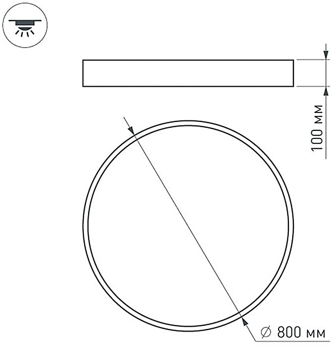 Светильник потолочный Arlight Tor Pill 022132(4)