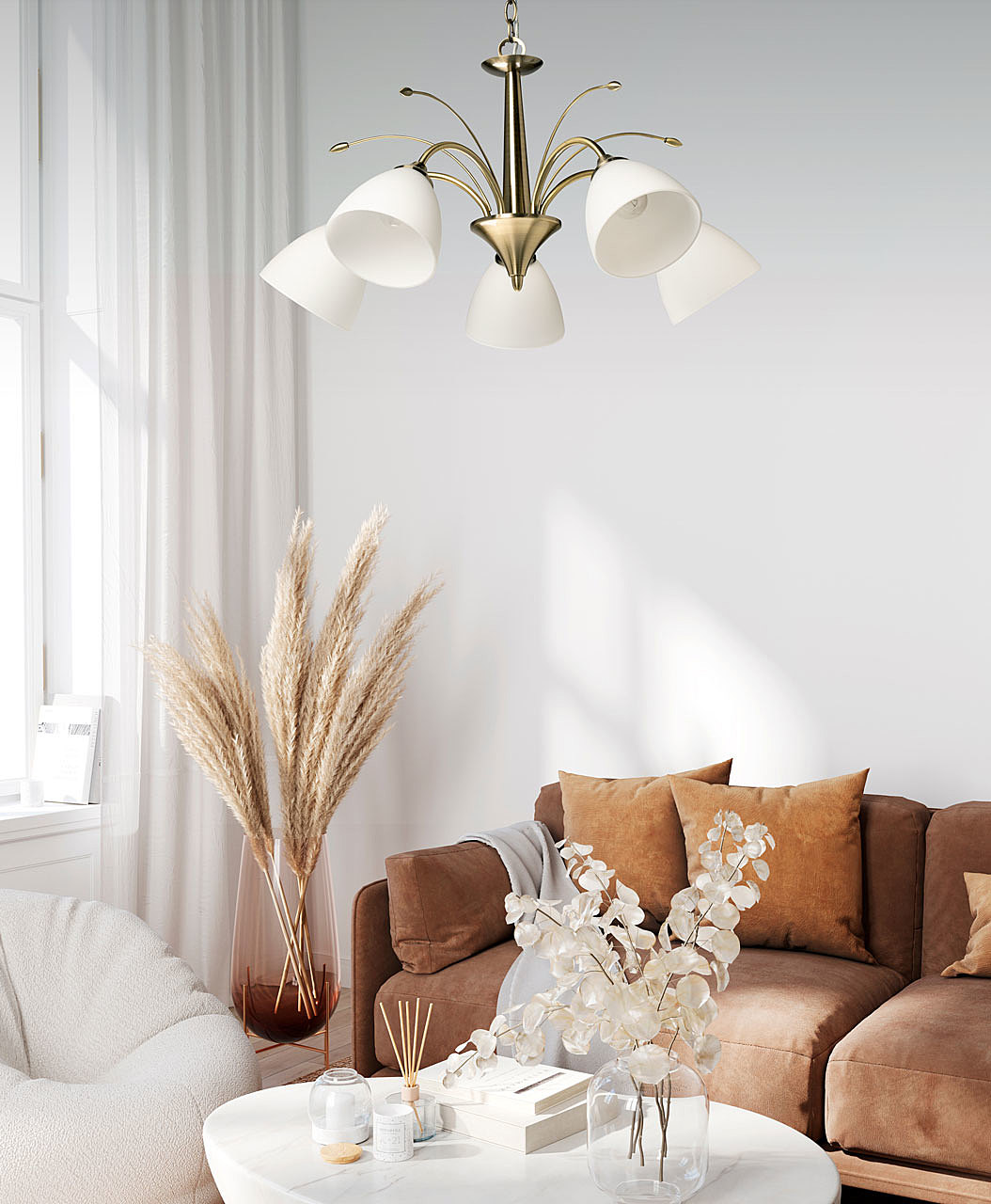 Подвесная люстра De Markt Блеск 315016705