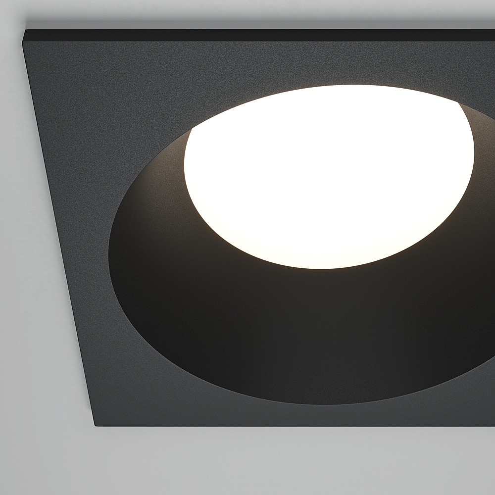 Встраиваемый светильник Maytoni Share DL126-GX53-SQ-B