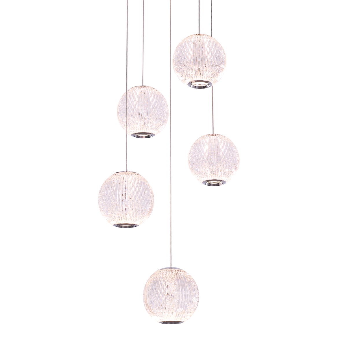 Светильник подвесной Delight Collection MD20001012 MD20001012-5A chrome Светильник подвесной Delight Collection MD20001012 MD20001012-5A chrome