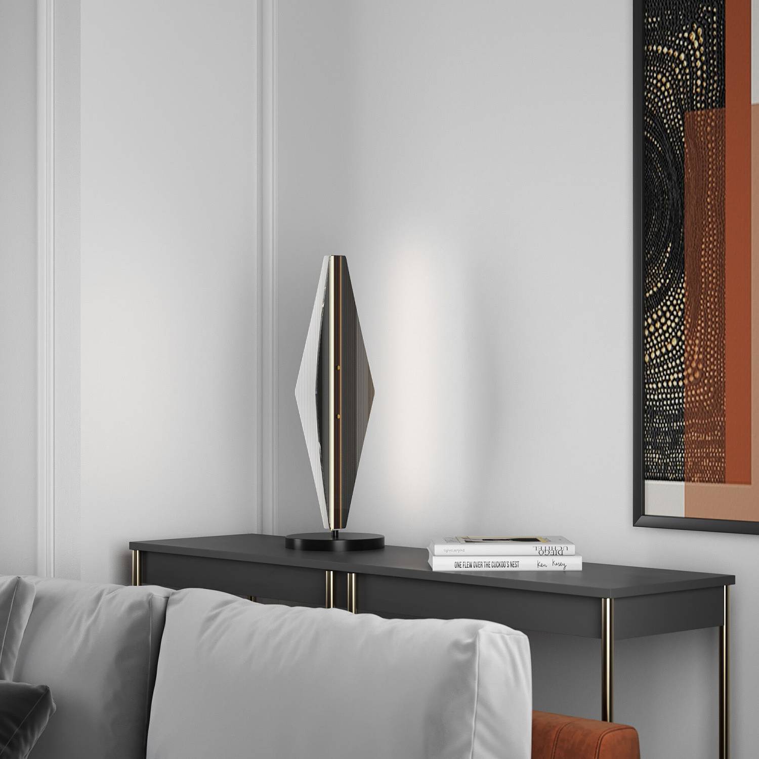 Настольная лампа Eurosvet Glare 308052 LED латунь