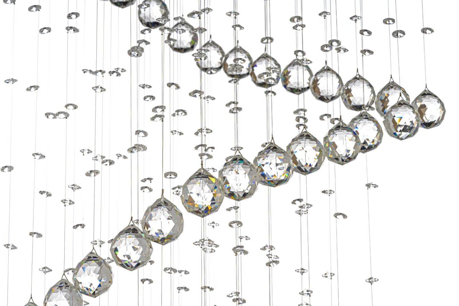 Люстра каскадная Dio D'Arte Tesoro Nickel Tesoro H 1.4.40.105 N