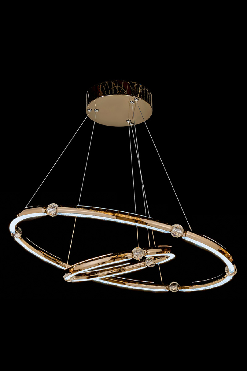 Подвесная люстра LEON Ani LE7710/800-2K Black/Chrome