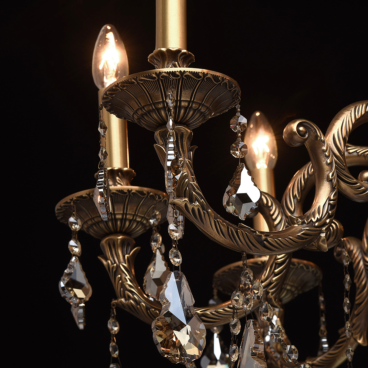 Подвесная хрустальная люстра Габриэль Chiaro 491010808